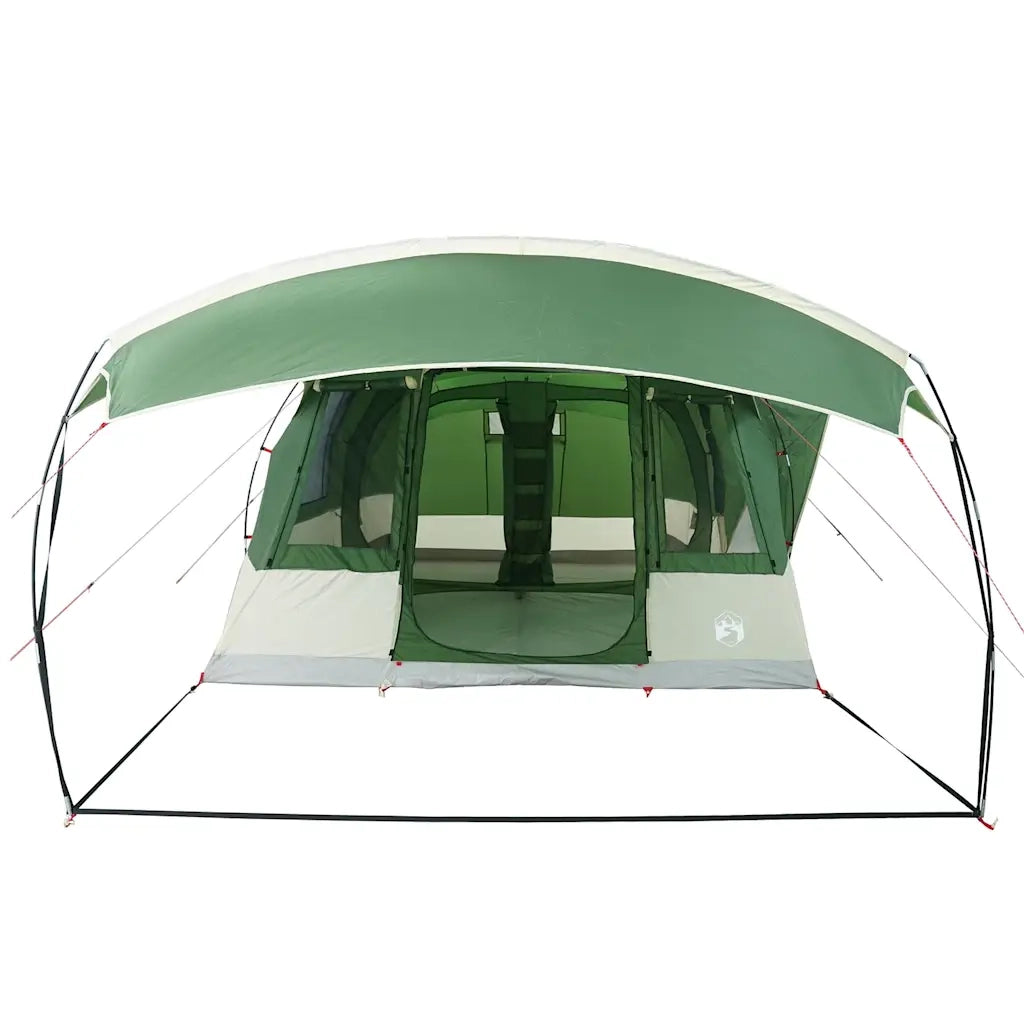 Tenda da Campeggio a Tunnel per 5 Persone Verde Impermeabile 4009425