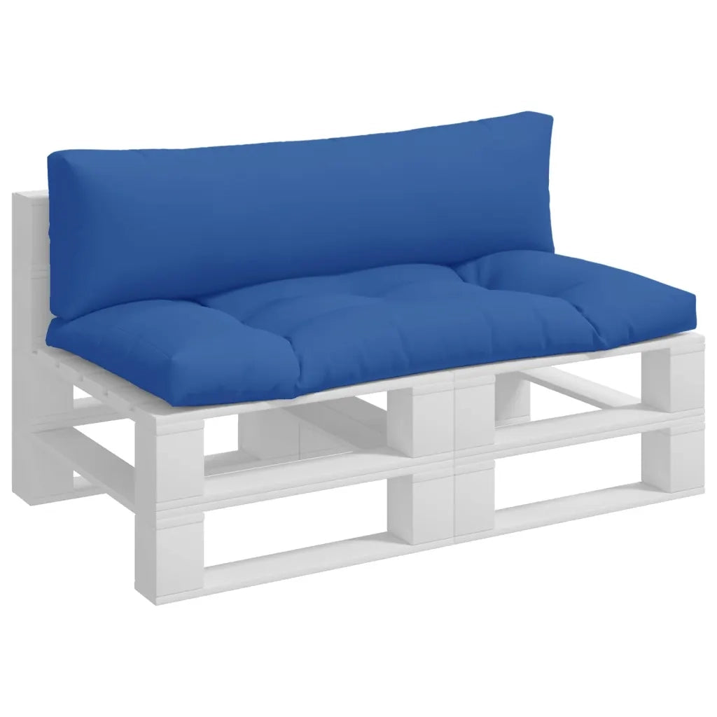 Cuscini per Pallet 2 pz | Cuscini per sedie Blu in Tessuto