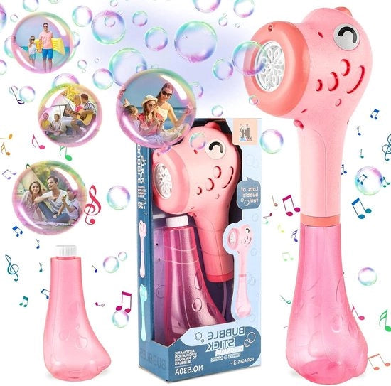 Macchina per creare bolle di sapone elettrica - 4000+ bolle/min - Rosa