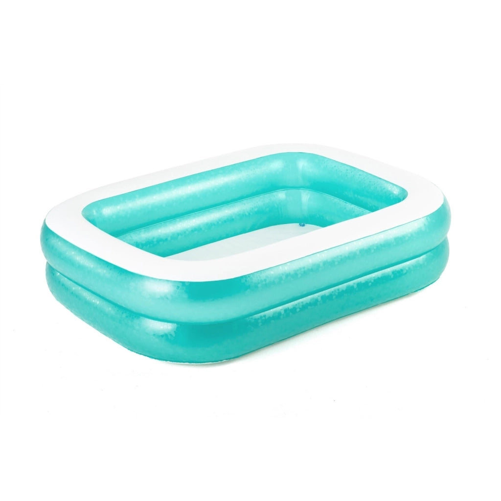 PISCINA FAMILY TURCHESE 201X150XH51CM 2 ANELLI