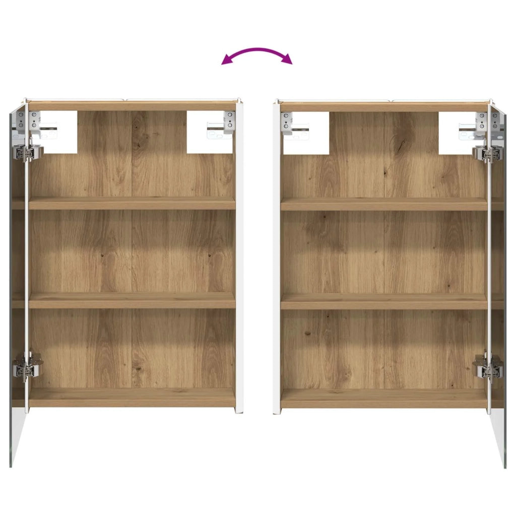 Set di Armadi da Bagno 5 pcs Rovere Artigianale 3406294