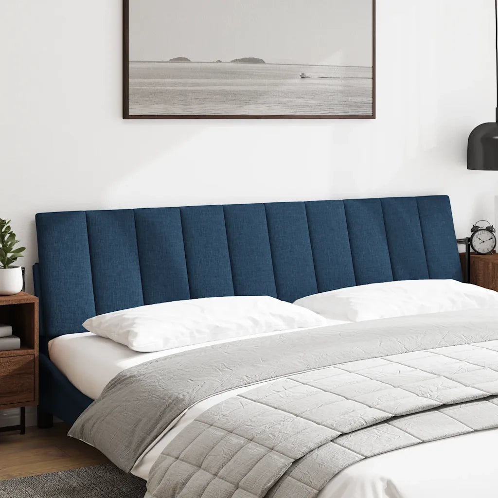 Cuscino Testiera Hanko Blu 200 cm in Tessuto 4019190