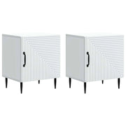 Armadio da Notte 2 pcs Bianco 43 x 34,5 x 50 cm