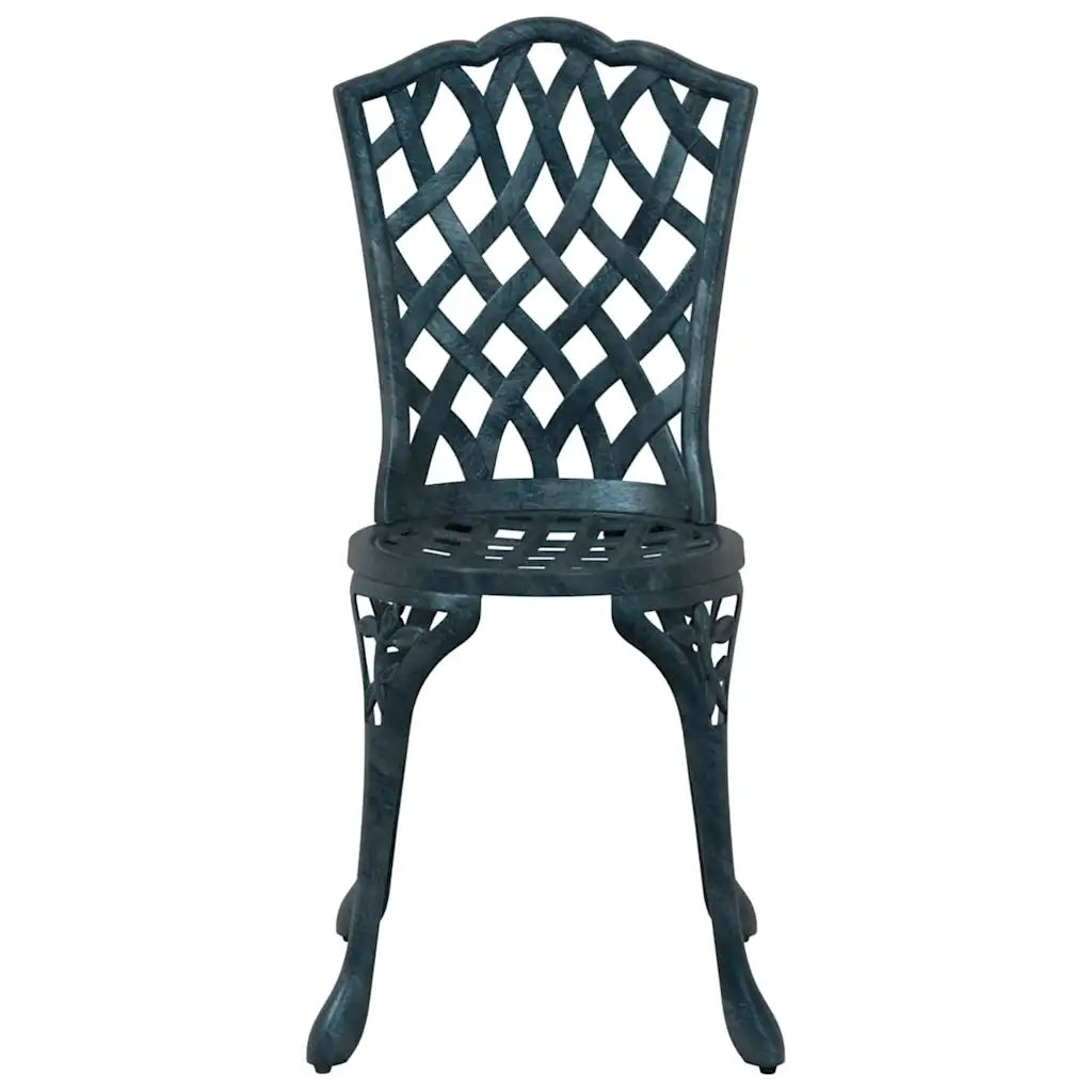 Set di Tavolo da Giardino 3 pcs Verde Alluminio pressofuso 3334751