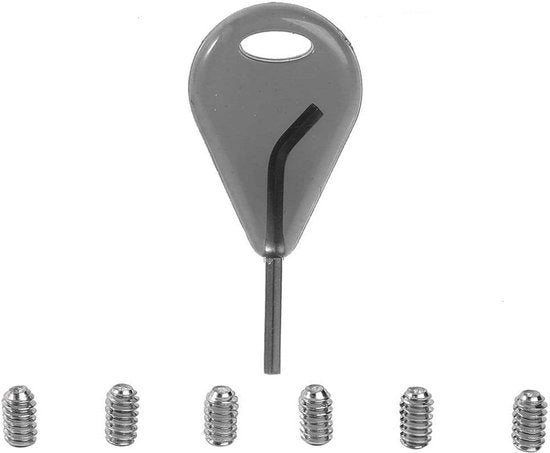 Fin Surf per Accessori per Surf, Snorkeling e Sub, con 6 Viti a Grub per Sostituzione Facile e Sostenibile