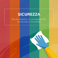 Set 5 Costruzioni Morbide Rettangolo e Trapezio in PU e EPE Multicolore