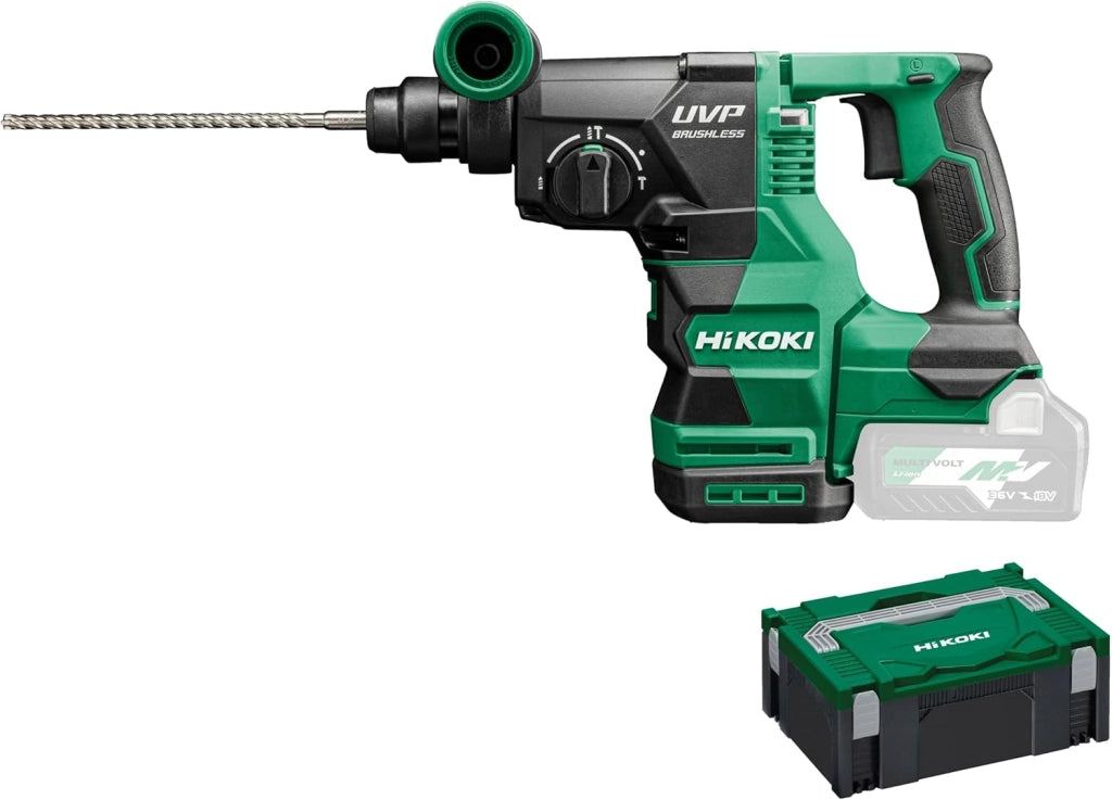 Akku Bohr- und Meißelhammer DH3628DAW2Z, (36V, Volllastschlagzahl 0-4300 min-1, Schlagenergie 3,2 J) (SDS-plus) Basic, Brushless, im HSC II (Ohne Akku und Ladegerät)