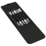 Wera 05003345001 Zyklop Kit Inserti a Bussola Attacco 1-4 Pollice con Funzione di Ritegno 5 Pezzi colore Nero-Argento