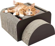 Torrone per gatti / palo per granchio - arredamento per gatti con centro di attività, torre stabile con amaca e bella casa per gatti