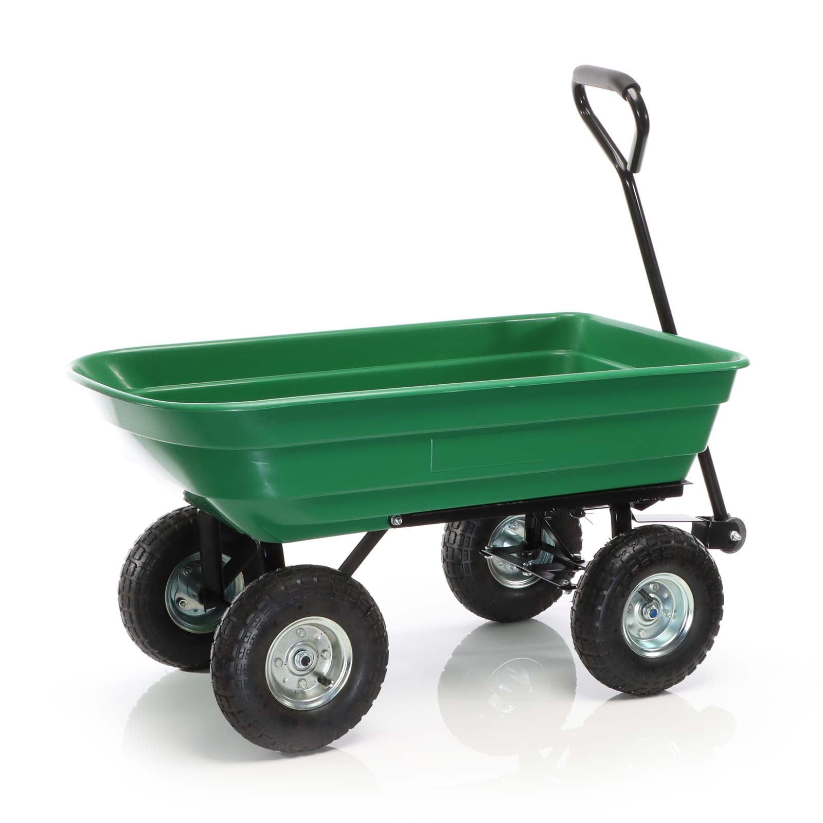 Carrello da giardino ribaltabile, capacità 50 l, portata max 200 kg, Carretto a mano Carriola