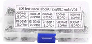 Kit di diodi assortito - 100 pezzi - 10 valori - diodo di commutazione - 1N4001~1N4007