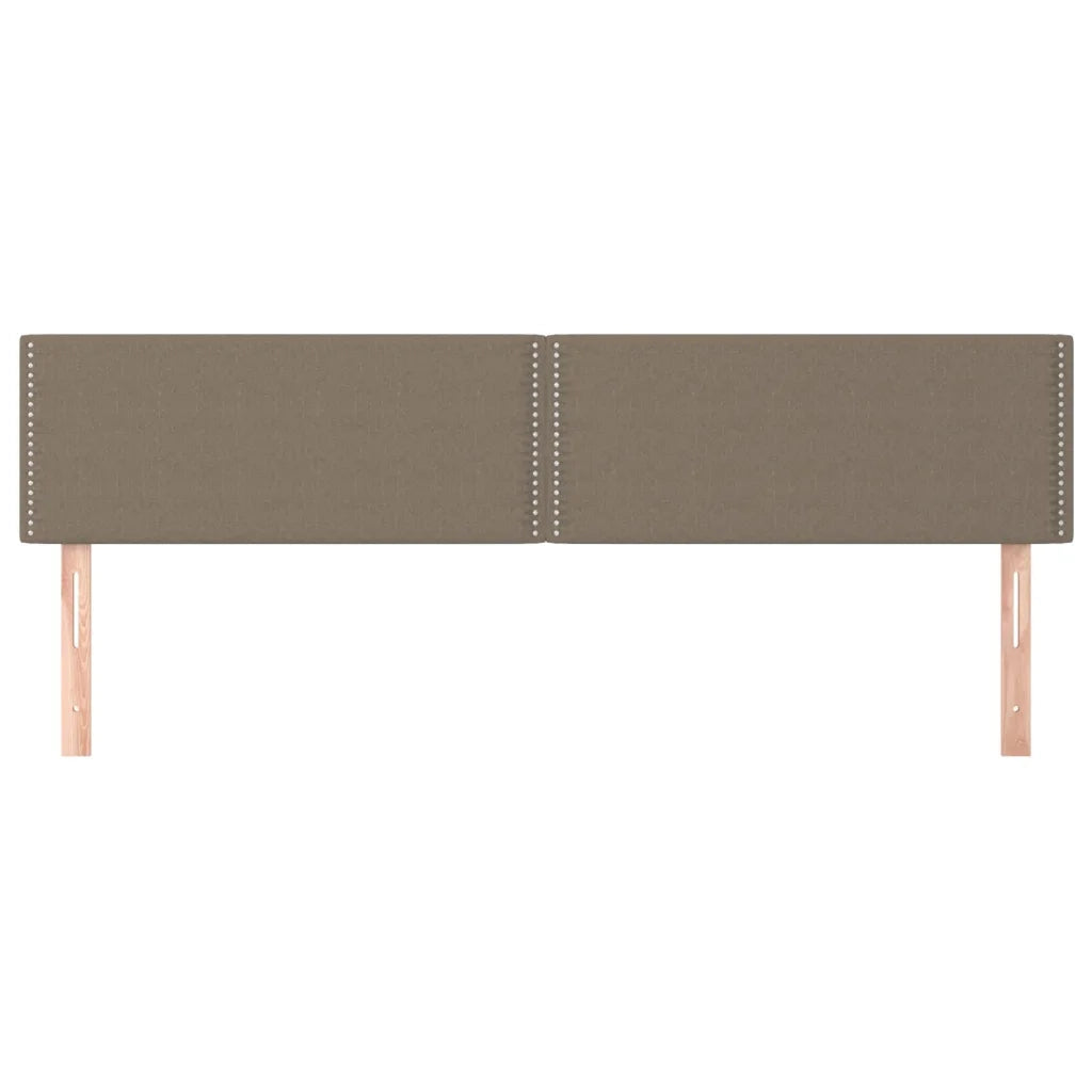 Testiera | Testata Tortora 200x5x78/88 cm in Tessuto