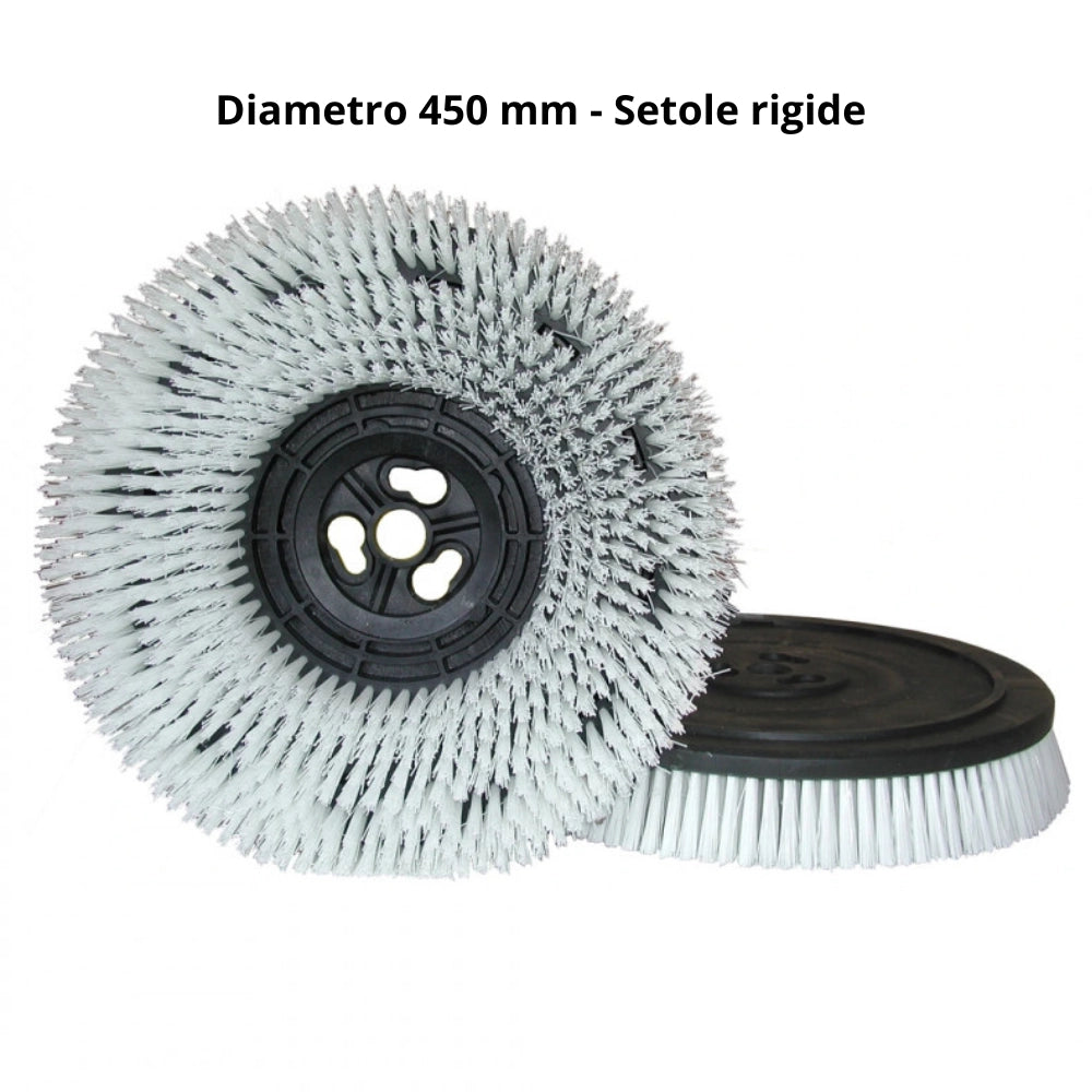 Spazzola nylon rigida setole 080 pulizia pavimenti maxititina