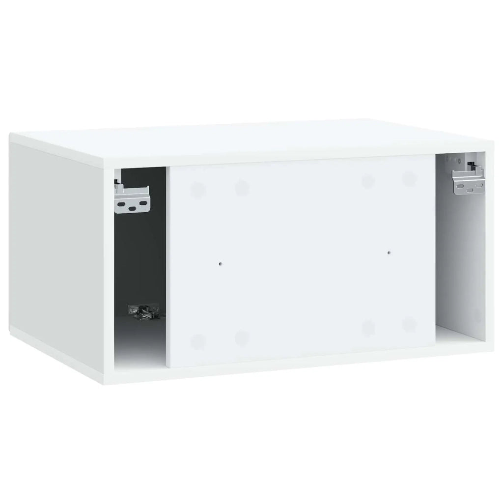 Mobile Porta TV da Muro Bianco 59,5 x 41 x 30 cm 898505
