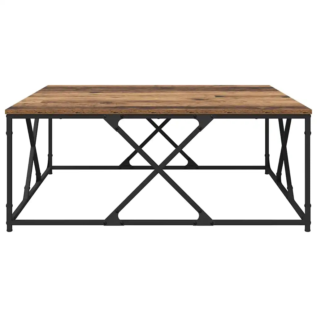 Tavolino da salotto Legno vecchio 100 x 100 x 40 cm