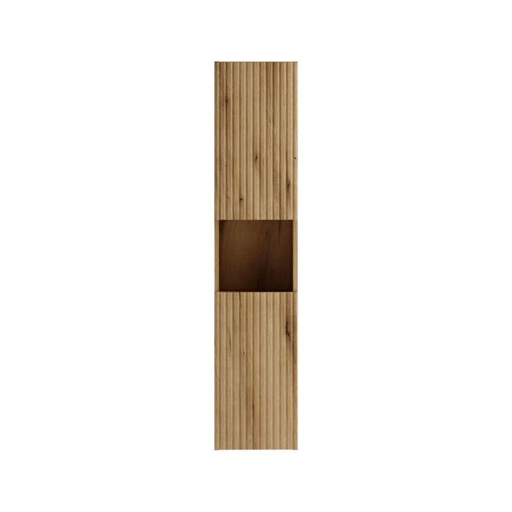 Colonna bagno VANO 140 cm quercia sospesa 2 porte