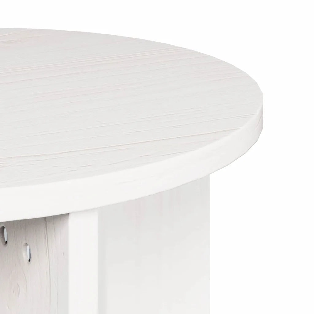 vidaXL Tavolino da salotto 2 pcs Bianco 41,5 x 41,5 x 44 cm