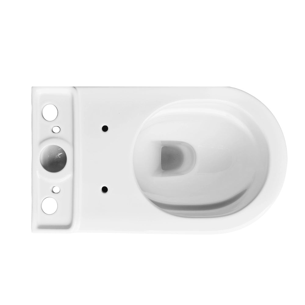 Wc a filo muro monoblocco con sistema rimless e sedile soft close Sara