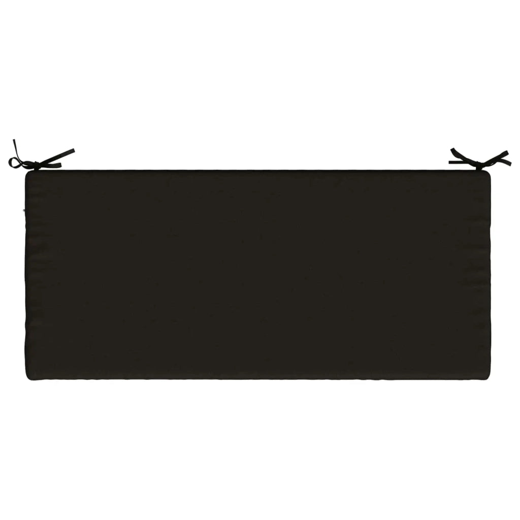 Cuscini per Panchina a 2 Pezzi SOEST 2 pz 100% Poliestere Nero 949327