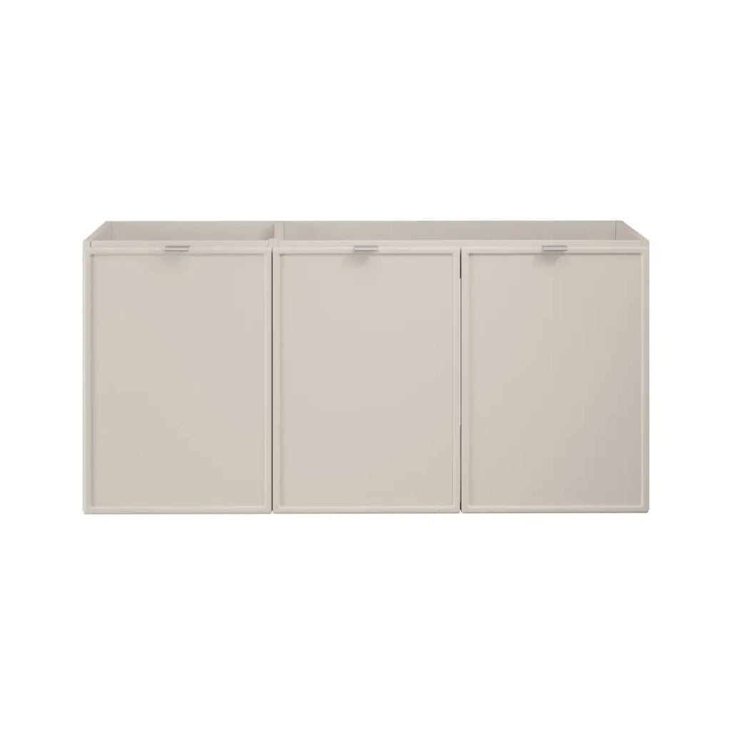 Mobile sottolavabo BRAZZA – 3 porte – Colore marrone congo – 120 cm – Da appoggiare