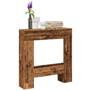 vidaXL Cornice per Camino Legno Antico 81x18x82 cm in Truciolato