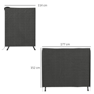 Copertura protettiva per dondolo da giardino 3 posti, impermeabile e resistente ai raggi UV, 177x114x152 cm, grigio scuro