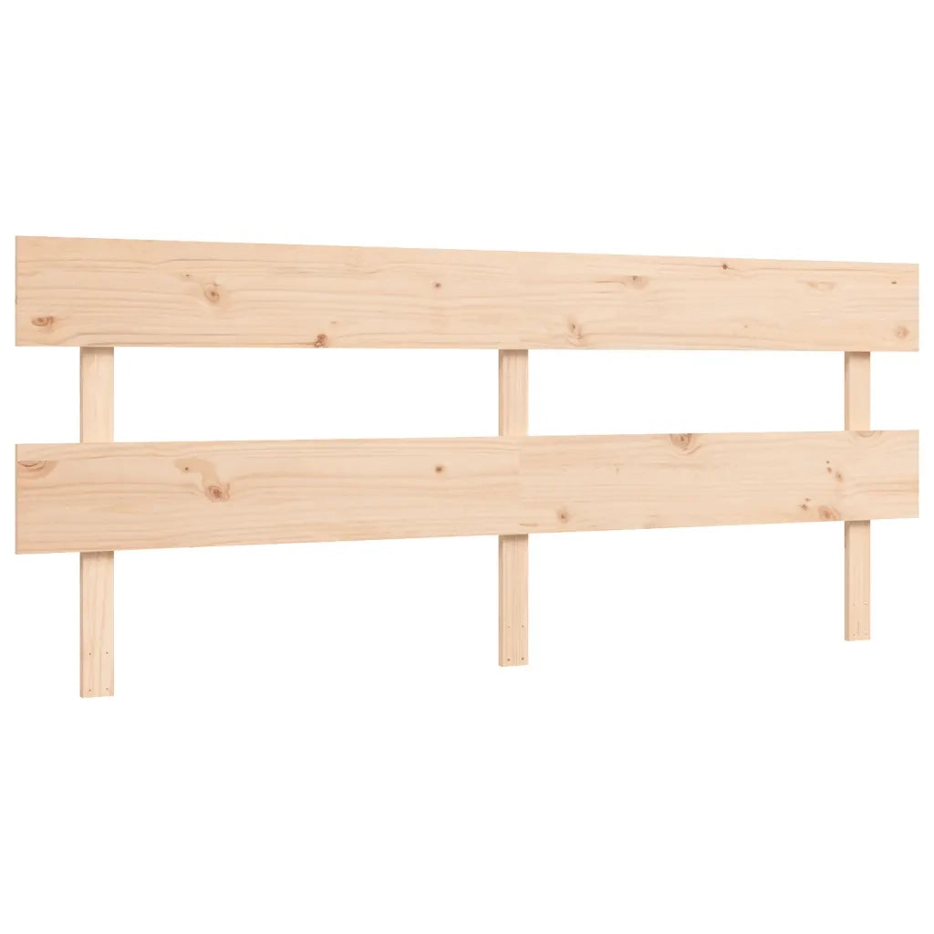 Giroletto con Testiera-Struttura Letto con testiera 200x200 cm in Legno Massello 622312