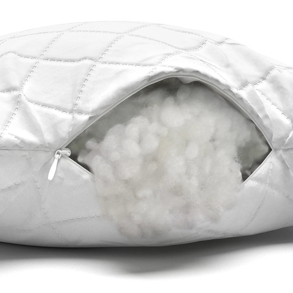 Vitalispa Cuscino per la testa Bianco 50 x 75 cm Set di 2