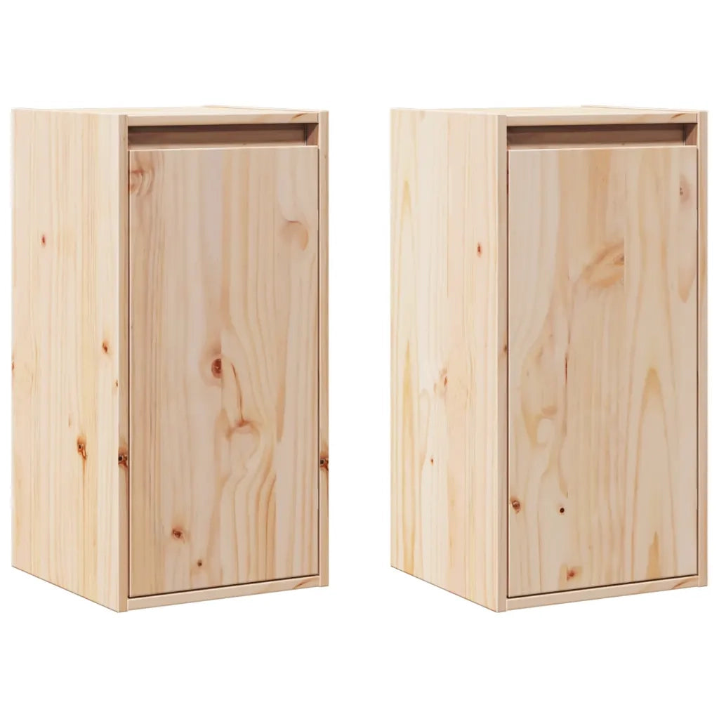 Pensili 2 pz 30x30x60 cm in Legno Massello di Pino cod mxl 33442