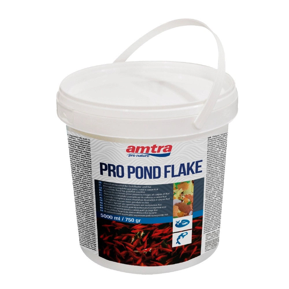 Amtra ProPond Flake - mangime in fiocchi per pesci da laghetto Formato: 5 L