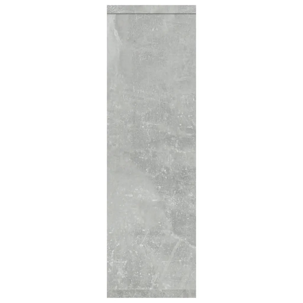 Mensola a Muro Grigio Cemento 85x16x52,5cm in Legno Multistrato 801422