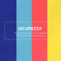 Set 4 Blocchi Costruzioni Morbide Modulabili per Bambini Multicolore