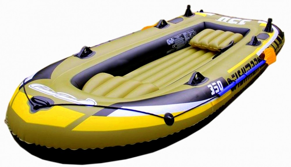 Gommone Tender Gonfiabile 305x136cm Jilong Fishman 350 con Remi e Pompa