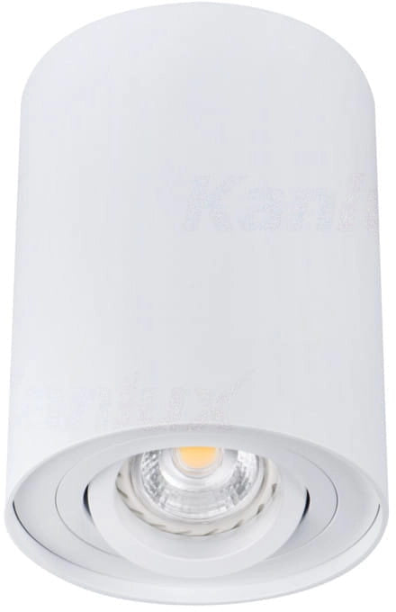 Kanlux BORD 22551 faretto bianco alluminio GU10 orientabile