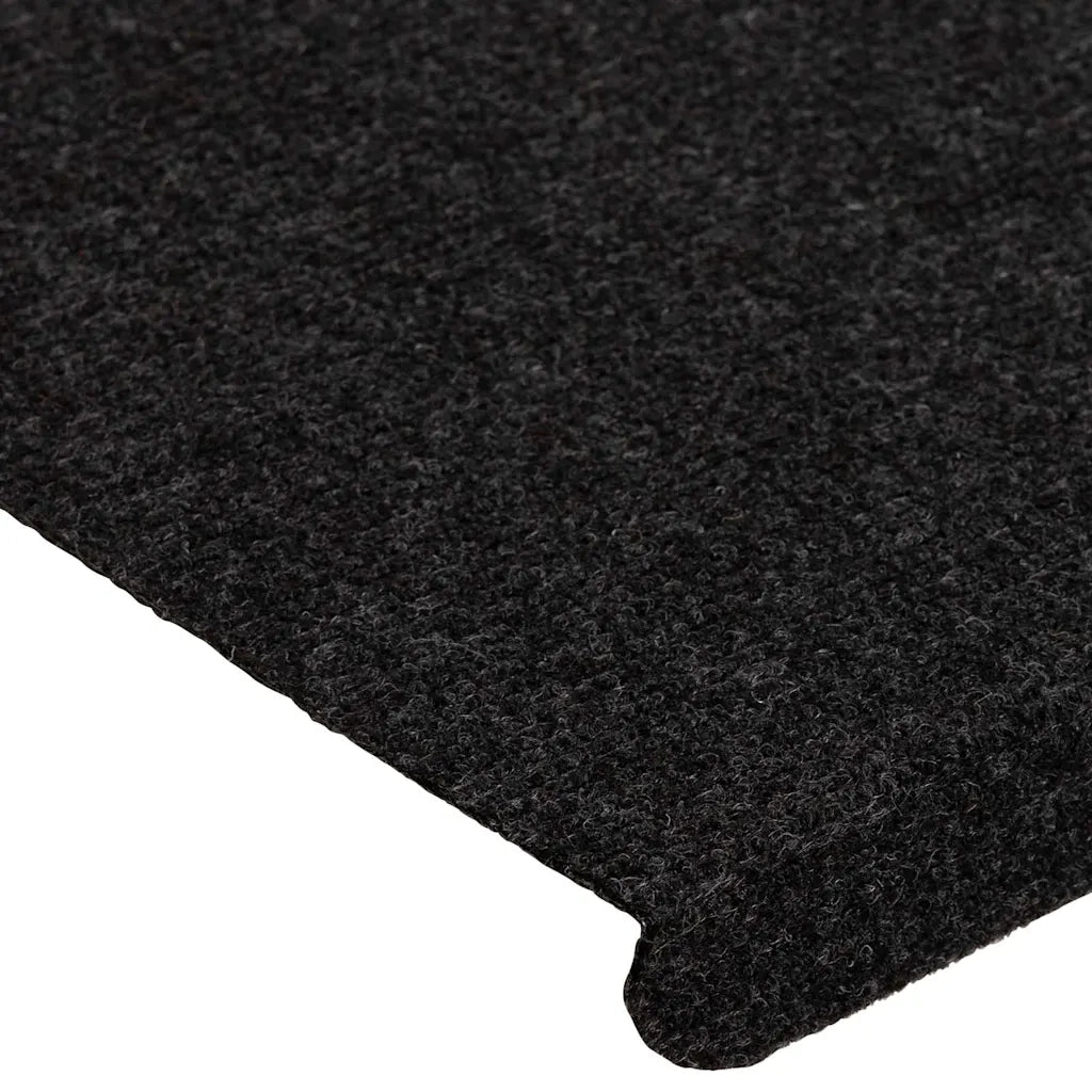 Tappetini Autoadesivi per Scale 30 pz Neri 65x24,5x3,5 cm
