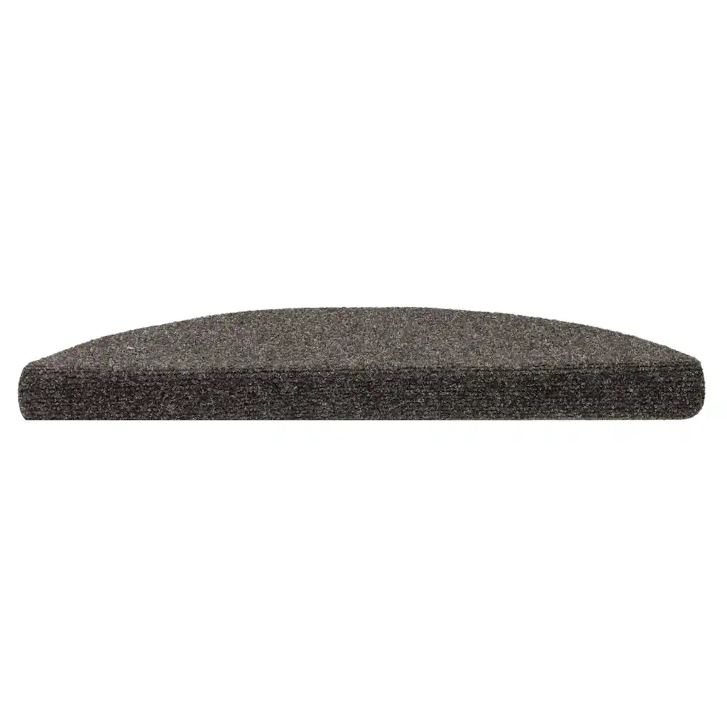 Tappetini per scale autoadesivi 20 pz | Gradini per Scale 56x17x3 cm antracite semicircolari