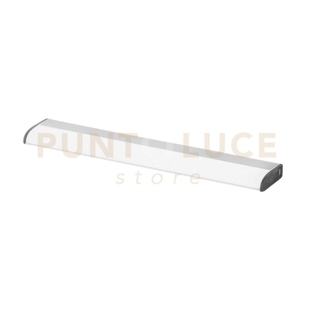 LAMPADA LED ZAK RICARICABILE SILVER LED 1,2W 100LM 3000K DC12V DIMMERABILE CON SENSORE 26,1X1,35X4,6CM