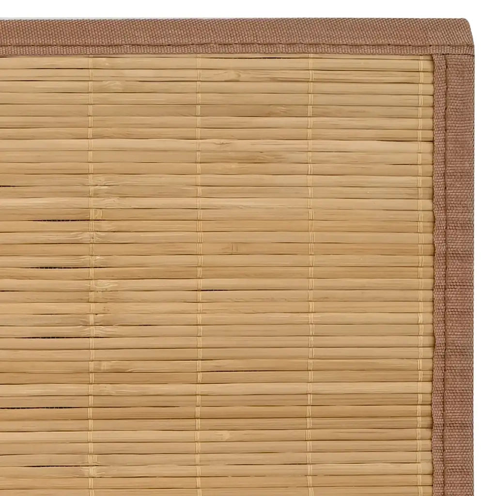 Tappeto in Bambù 160x230 cm Marrone 245823