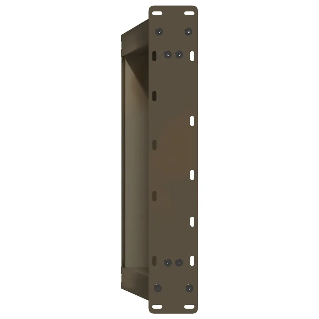 Gambe per Tavolino da Caffè a Forma di U 2 pz Acciaio Naturale 40x(30-31) cm Acciaio 4012743