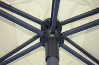 Ombrellone da Giardino 3x2 m Palo Ø35 mm in Alluminio Maffei Kronos Ecrù