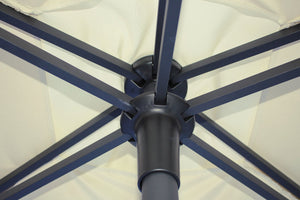 Ombrellone da Giardino 3x2 m Palo Ø35 mm in Alluminio Maffei Kronos Ecrù