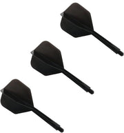Lotto di 3 Asta per Dardi 80 mm - Plastica - Accessori per Dardi - Accessori per Dardi Professionali