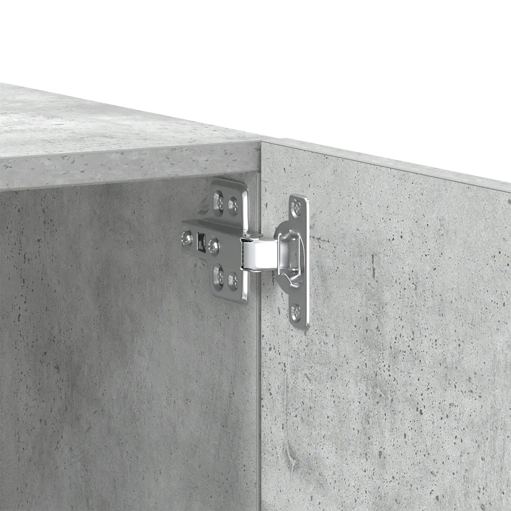 Mobile per TV Grigio Cemento 100x35x40 cm Legno Multistrato 804440