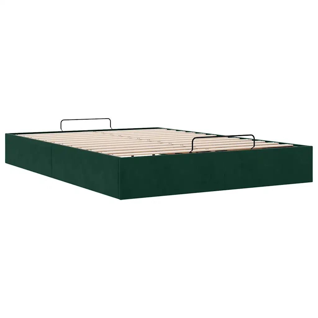 Struttura Letto Pouf senza Materasso 140x190 cm in Velluto