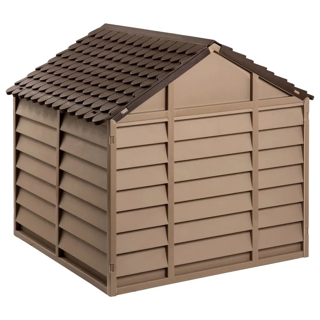 Casetta per Cani Marrone 86x84x82 cm in Polipropilene CFW6482161