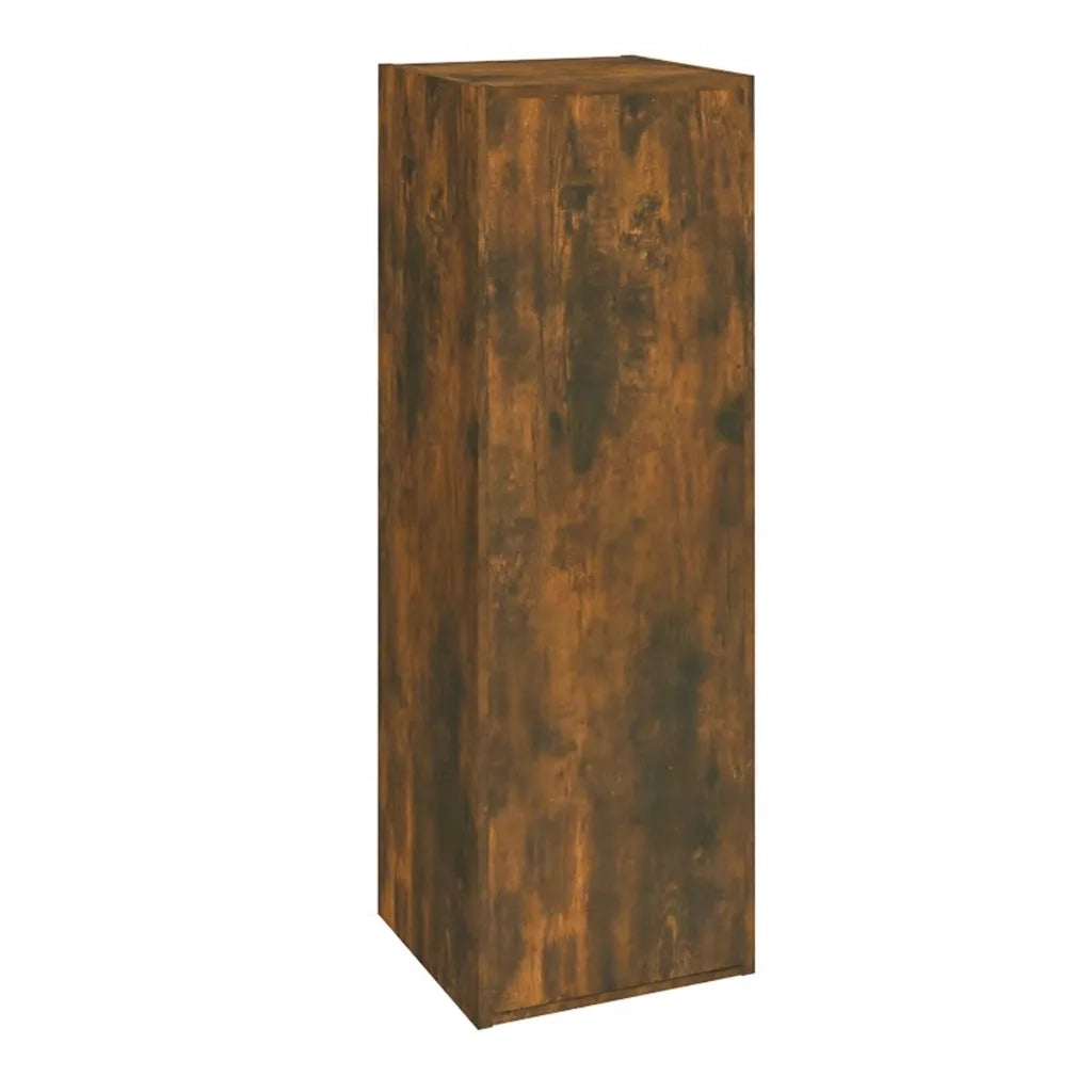 Mobili TV 2 pz Rovere Fumo 30,5x30x90cm in Legno Ingegnerizzato cod mxl 15040