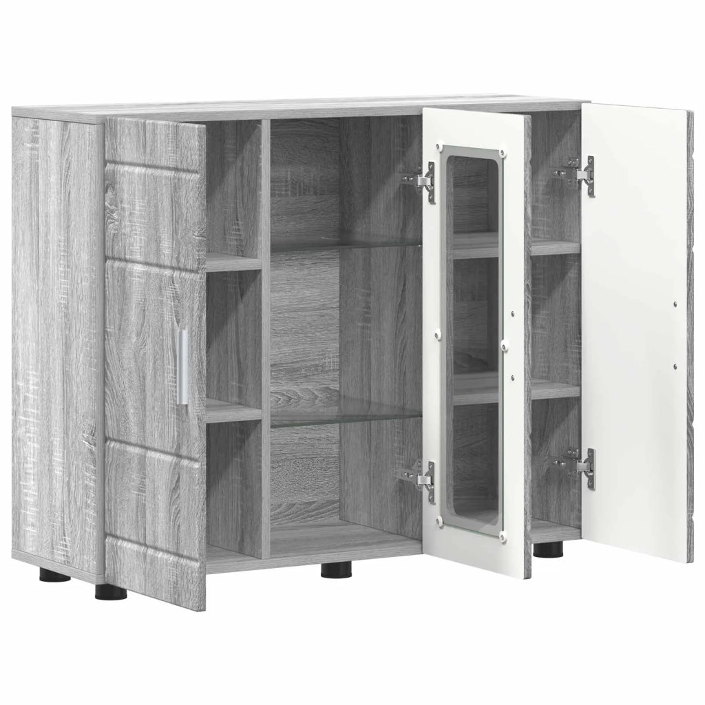 Armadio in Legno Grigio Sonoma 88,5 x 30,5 x 73 cm CFW5122310