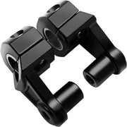 Stabilizzatore di Sterzo Universale per Motocicletta con Manubrio da 22mm a 28mm - Lega di Alluminio - Morsetto in Acciaio Inox - Maggiore Stabilità
