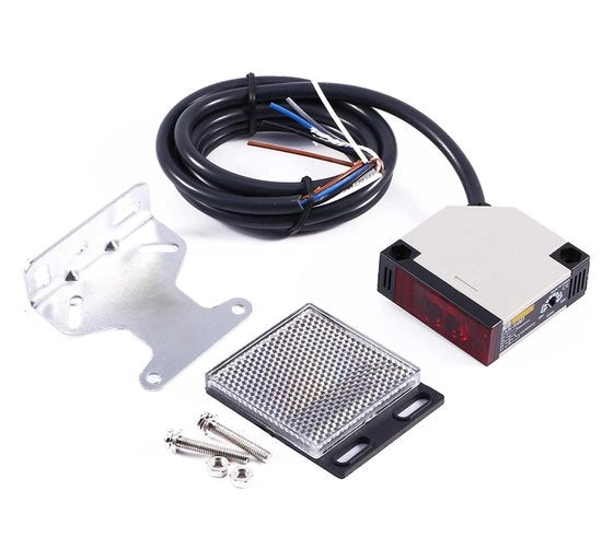 Sensore ottico a riflessione speculare 90-250V 3A - Alta affidabilità - Tecnologia anti-interferenza - Interruttore fotoelettrico