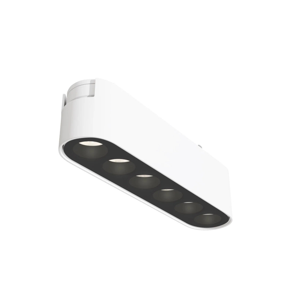 Maytoni Lampada da binario moderna Radity Points 1 luce LED integrato bianco metallo